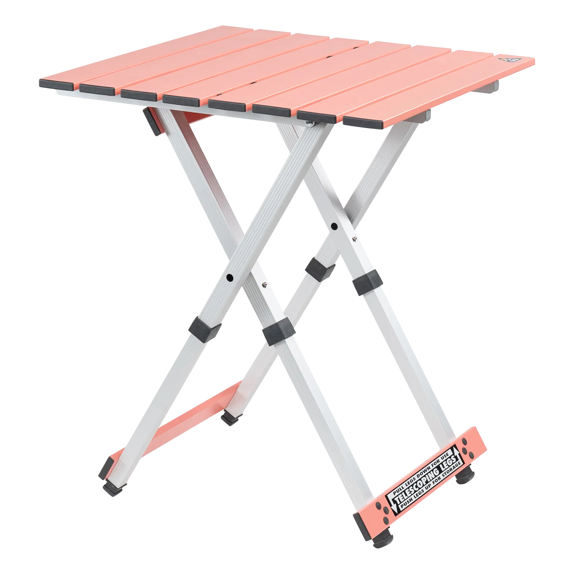 Heavy-Duty Grilling Compact Camp Table 20 - Choice 513 - Master Outdoor Kitchen Station for Tailgating & BBQ - Coral