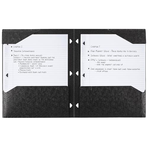 Minimalist Five Star 2-Pocket Folder, Plastic Folder with Essentials