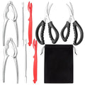 Smart Home suoundey Seafood Cracker Tool Set With Lobster Sheller Stainless Steel for Daily Use