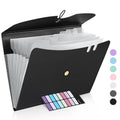 Sooez 7 Pocket Expanding File Folder, high-quality Accordion File Organizer, Collection