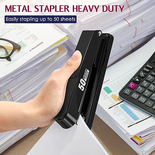 Classic Metal Stapler Heavy Duty 50 Sheet Capacity with 1750 Kit