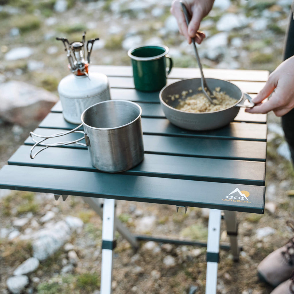 Heavy-Duty Grilling Compact Camp Table 20 - Choice 513 - Master Outdoor Kitchen Station for Tailgating & BBQ Detail