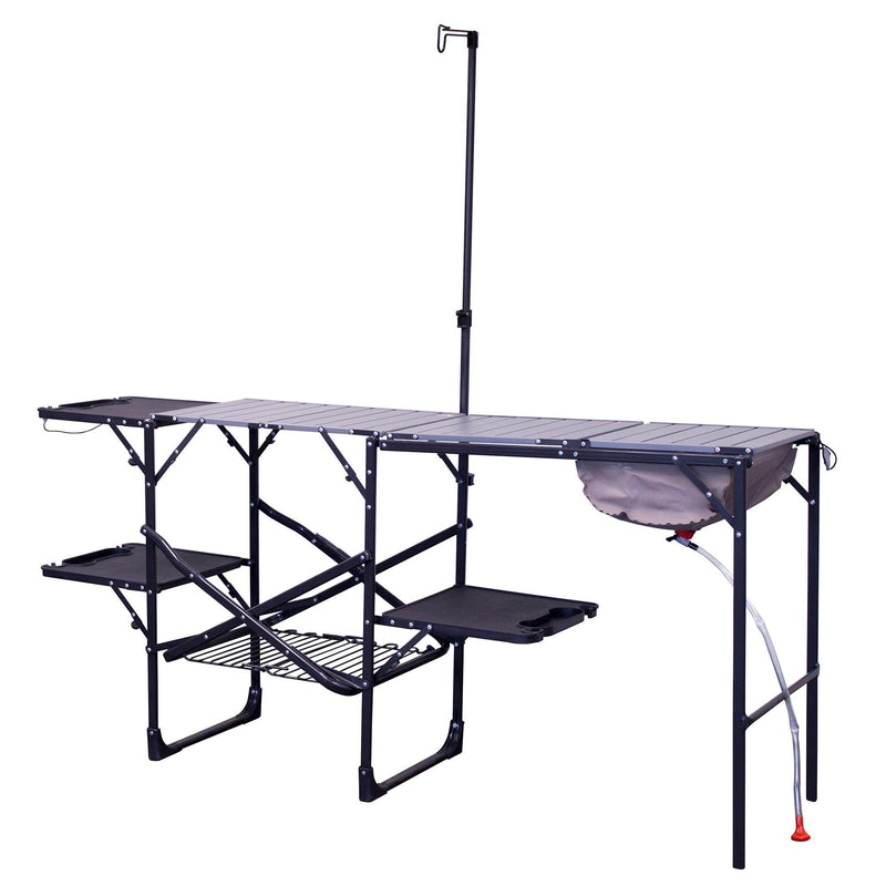 Compact Grilling Master Cook Station - Choice 171 - Heavy-Duty Stainless Steel Camp Cooking Gear - Default Title