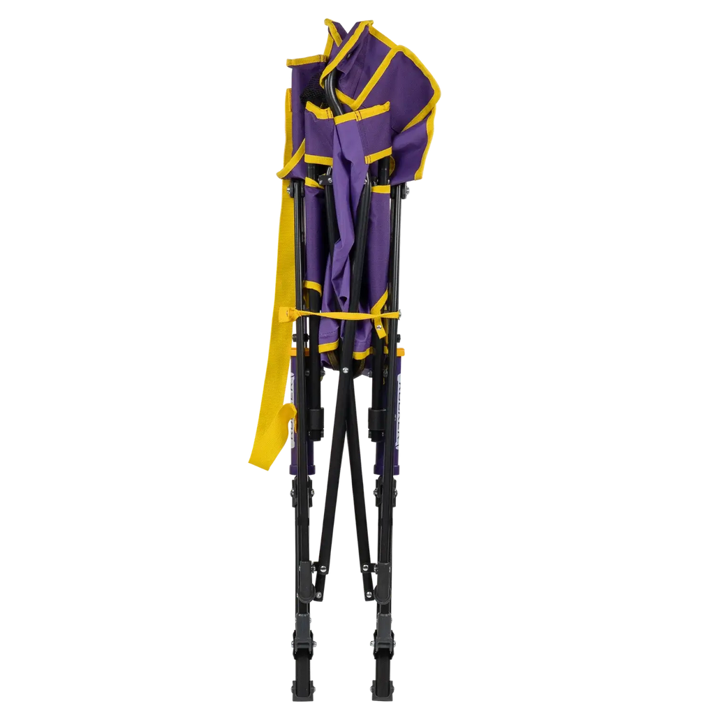 Patented Spring-Action College Comfort Pro Rocker - LSU Tigers - Choice 880 - Heavy-Duty Kickback Rocker with Beverage Holder Detail