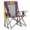 Patented Spring-Action College Comfort Pro Rocker - LSU Tigers - Choice 880 - Heavy-Duty Kickback Rocker with Beverage Holder - Default Title